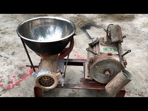 Fully Restoration Rusty Meat Grinder With Broken Motor // Restore Home Food Grinder As Desired