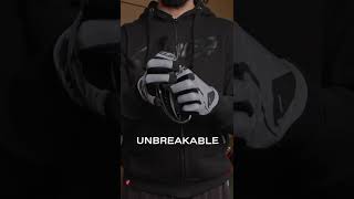 Odolné kryty páček motocyklu / chrániče rukou UFO VOYAGER HANDGUARDS barva bílá-červená pár / bez montážní sady