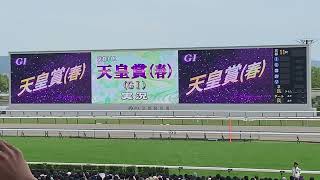 第169回　G1  天皇賞(春)   現地ターフビジョン(2024/4/28)