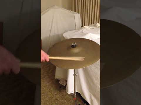 Zildjian Trans stamp type 3 - 18" early 1950s + VIDEO image 12