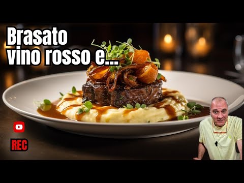 Brasato al Vino Rosso su Crema di Patate: Un Piatto Tenero e Irresistibile!