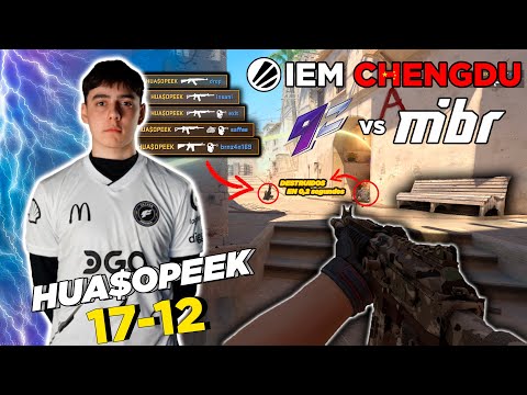 9z HUASOPEEK vs MIBR - De_Mirage (IEM Chengdu 2024 SA Qualifier)