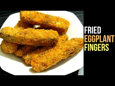 Crispy Eggplant Fingers Recipe | Fried Eggplant Recipe | Brinjal Fry | Snacks Recipe By Nian's