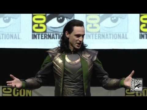 Tom Hiddleston as Loki rules the Comic-Con crowd (HD)