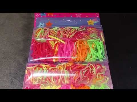 CARTELA DE GOMINHA NEON COM 5 KITS