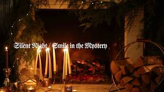John Mark McMillan - &quot;Silent Night / Smile In The Mystery&quot; | Christmas Yule Log Fireplace
