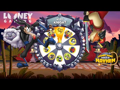 5x Knight Wheel, Ninja Ralph and Samurai Sheepdog Campaigns - Looney Tunes World of Mayhem