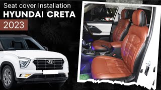 Hyundai Creta 2023 Seat Cover Installation | Car Seat Cover | truFIT |