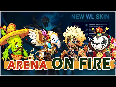 Heroes Can Make Arena On High Defense Position | Auto Brawl Chess - YouTube