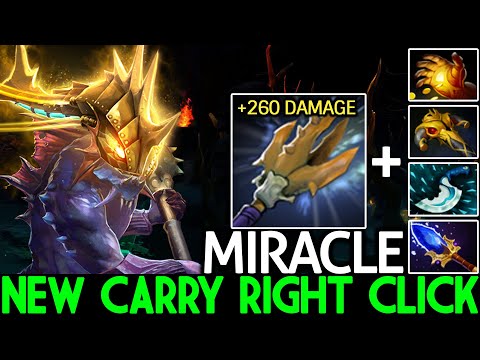 MIRACLE [Slardar] New Carry Right Click Brutal Bash Lord Dota 2