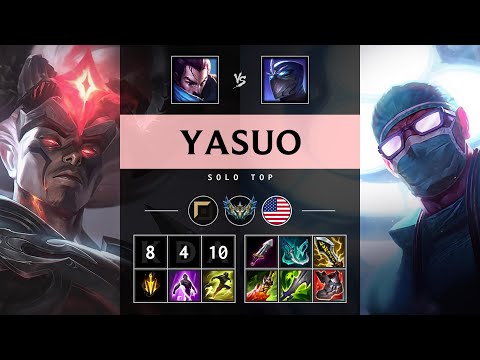 Yasuo Top vs Shen - NA Challenger Patch 25.04