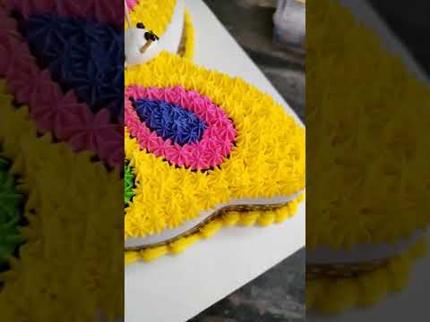 butterfly Cake design #shortsvideo