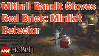 Red Brick: Minikit Detector - Mithril Bandit Gloves - Spoils of War - Lego: The Hobbit