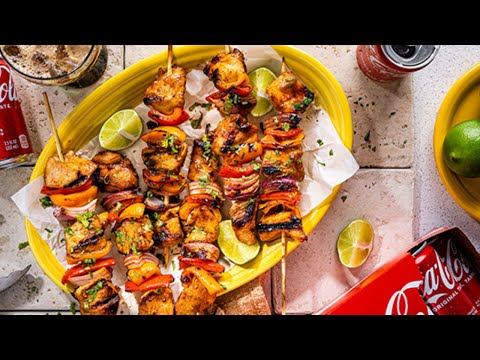 Chipotle Honey Chicken Kabobs on the Grill