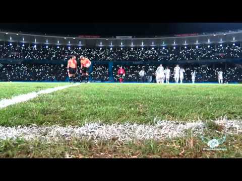 "Recibimiento de la hinchada de Belgrano vs Boca" Barra: Los Piratas Celestes de Alberdi &bull; Club: Belgrano