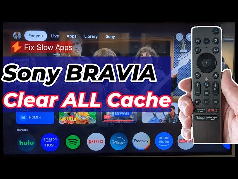 Tip 💡 Clear All App Cache on Sony BRAVIA TV