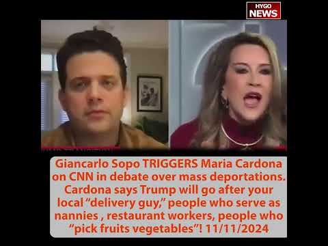 Sopo TRIGGERS Maria Cardona on CNN mass deportations: Hispanics favor strong border against Kamala