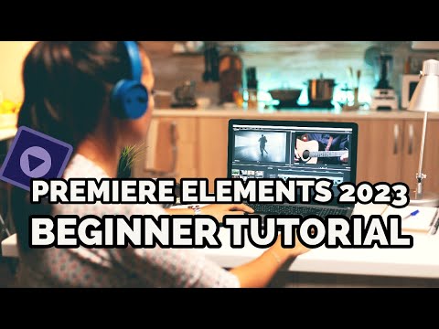 Edit your first movie with Adobe Premiere Elements 2023! Beginner's Tutorial German