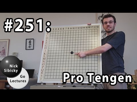 Nick Sibicky Go Lecture #251-  Pro Tengen