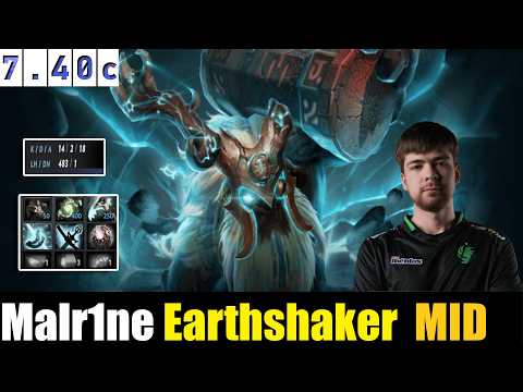 🤯 Malr1ne [Earthshaker] MID 7.40c - DOTA 2 HIGHEST MMR MATCH#dota2  #dota2gameplay