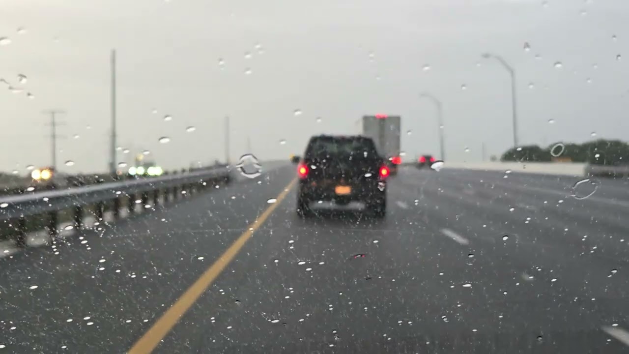 Rainy Monday Commute-April 20, 2926 #rain #traffic 