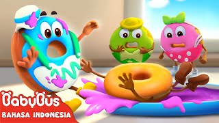 Download lagu Mari Kita Menari Bersama Donat Keren Yuk! 🍩 | Seri Petualangan Makanan | BabyBus Bahasa Indonesia mp3