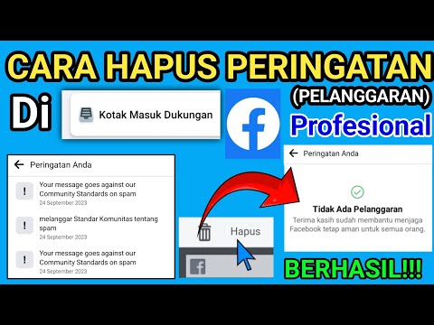 How to Remove Warnings in Facebook Professional Support Inbox