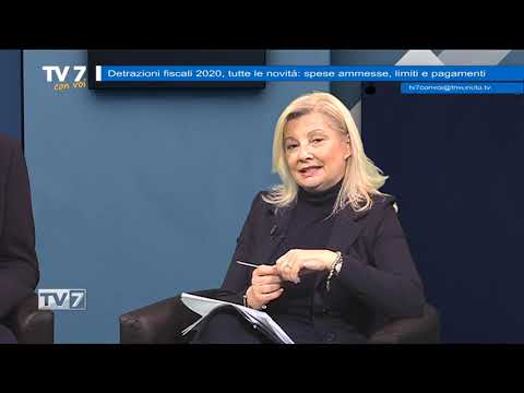 Tv7 con Voi del 24/1/2020 - Detrazioni fiscali 2020 (1 di 3)