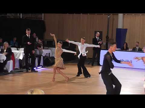 056 Daniel Borůvka - Barbora Borůvková /MČR T10 2018/ Kojetín/ Junior II./ Semifinále/ Jive