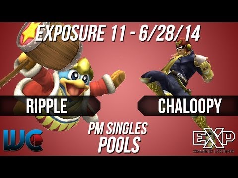 EXPosure 11 - Chaloopy (Falcon) vs. Ripple(#Dipple) (Marth/Dedede) PM Singles Pools
