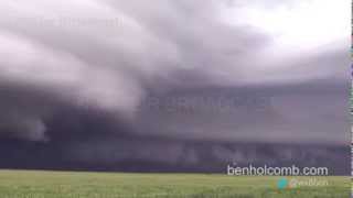 preview picture of video 'Amazingly structured supercell near El Dorado, OK!'