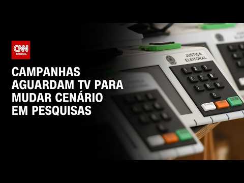 Campanhas eleitorais aguardam TV para mudar cenário em pesquisas | CNN PRIME TIME