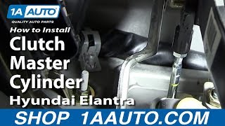 How to Replace Clutch Master Cylinder 05-06 Hyundai Elantra