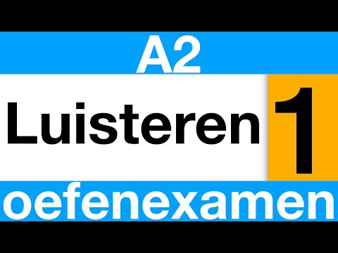 LISTENING A2 INTEGRATION practice exam 1 2025 NT2 #integration #dutch #exam