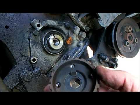 Volkswagen Golf mk2 crankshaft oil seal replacement pt1