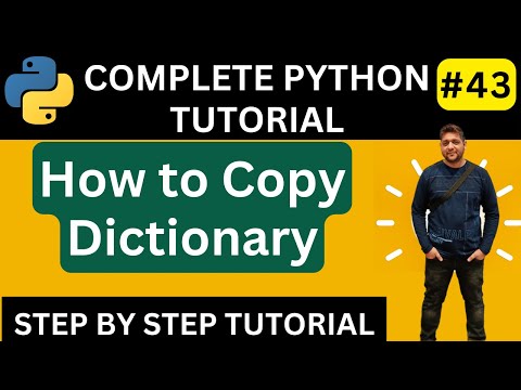 How To Copy Dictionary In Python Python Dictionary Copy Function Copy A Dictionary In Python