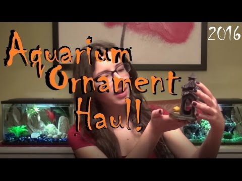 Halloween Aquarium Ornament Haul! 2016