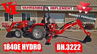 Make it Yours: Massey Ferguson BH.3222 Backhoe installed on Massey Ferguson 1840E Hydro Compact