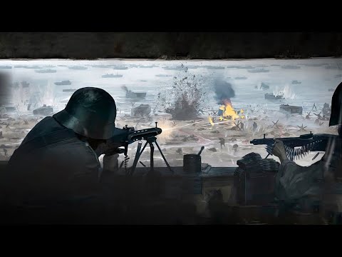 Defense in the Normandy Landings (Beach Invasion 1944 Gameplay) | Awakate