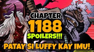 BAGONG GEAR 5 FORM NI LUFFY!! 😱 PATAY SI LUFFY KAY IMU!! One Piece Chapter 1188 Spoilers Tagalog