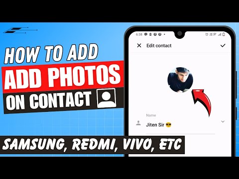 How to Add Photo to Contact Number on Android | Put a Picture on Your Contacts