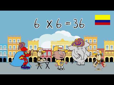 Tabla del 6  - El Mister - Las Tablas de Multiplicar– Música Infantil - Música Educativa