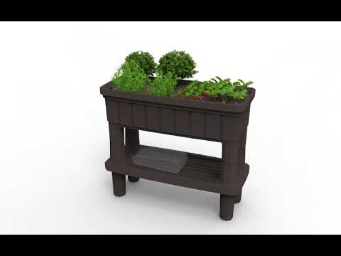 360 View | Raised Patio Garden with Storage | American Home by Simplay3