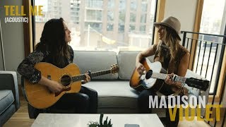 Madison Violet - Tell Me (live, acoustic)