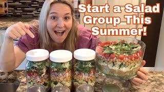 Our Soup Group is now a Salad Group! Sharing Summer Salads