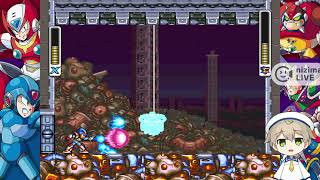 朝活！リハビリ配信＞ゲームヘタがロックマンX２実況