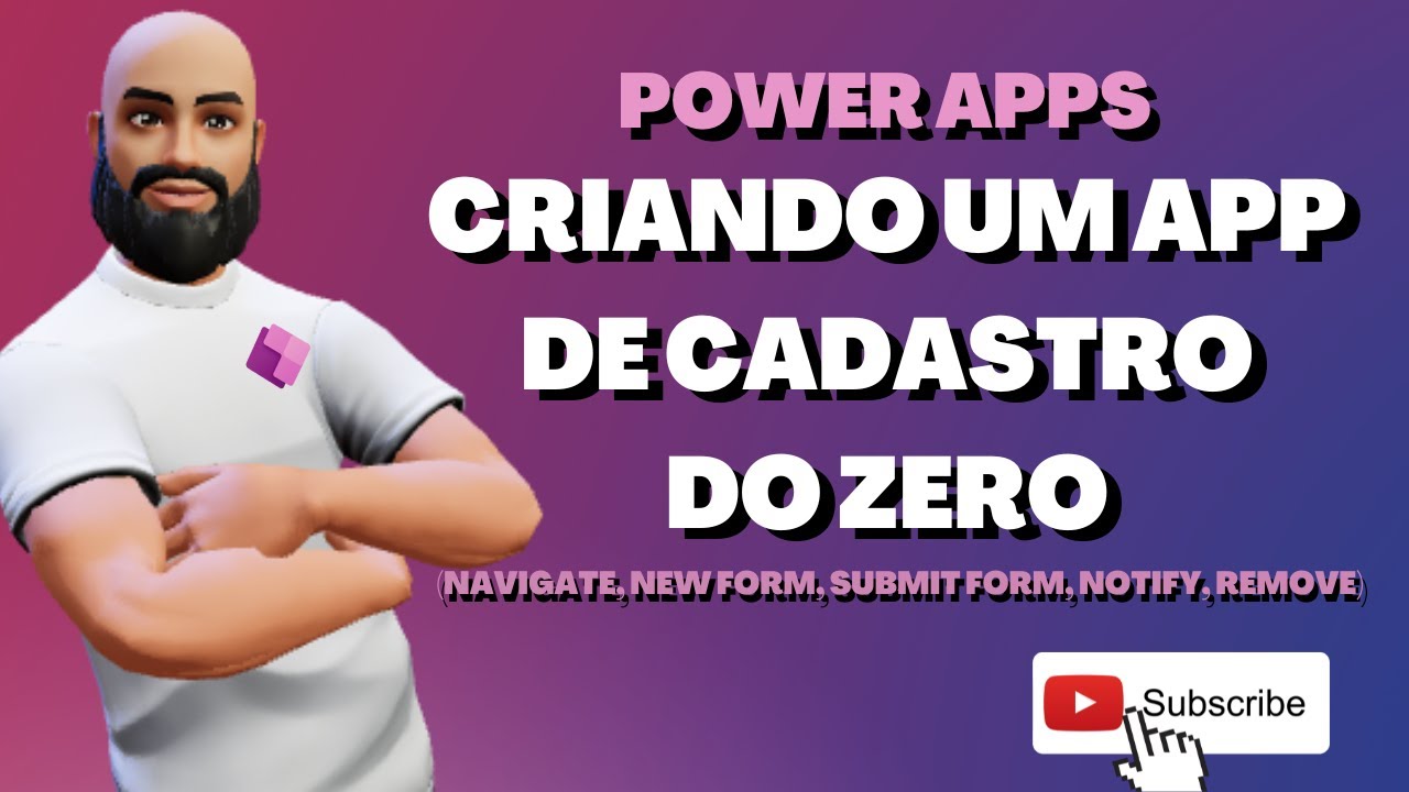 Power Apps - Como Criar um App de Cadastro do Zero