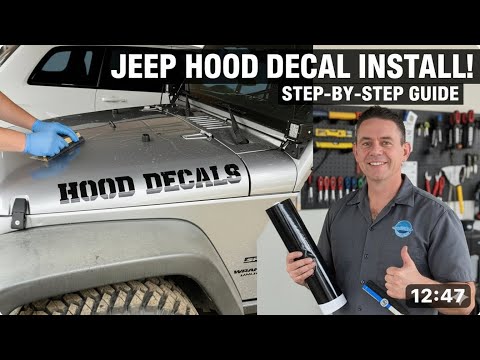 How to Install Jeep Hood Decals Like a Pro