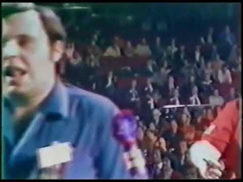 Wales vs  England Darts World Cup Final 1977