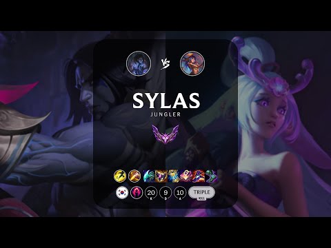 Sylas Jungle vs Lillia - KR Master Patch 13.5